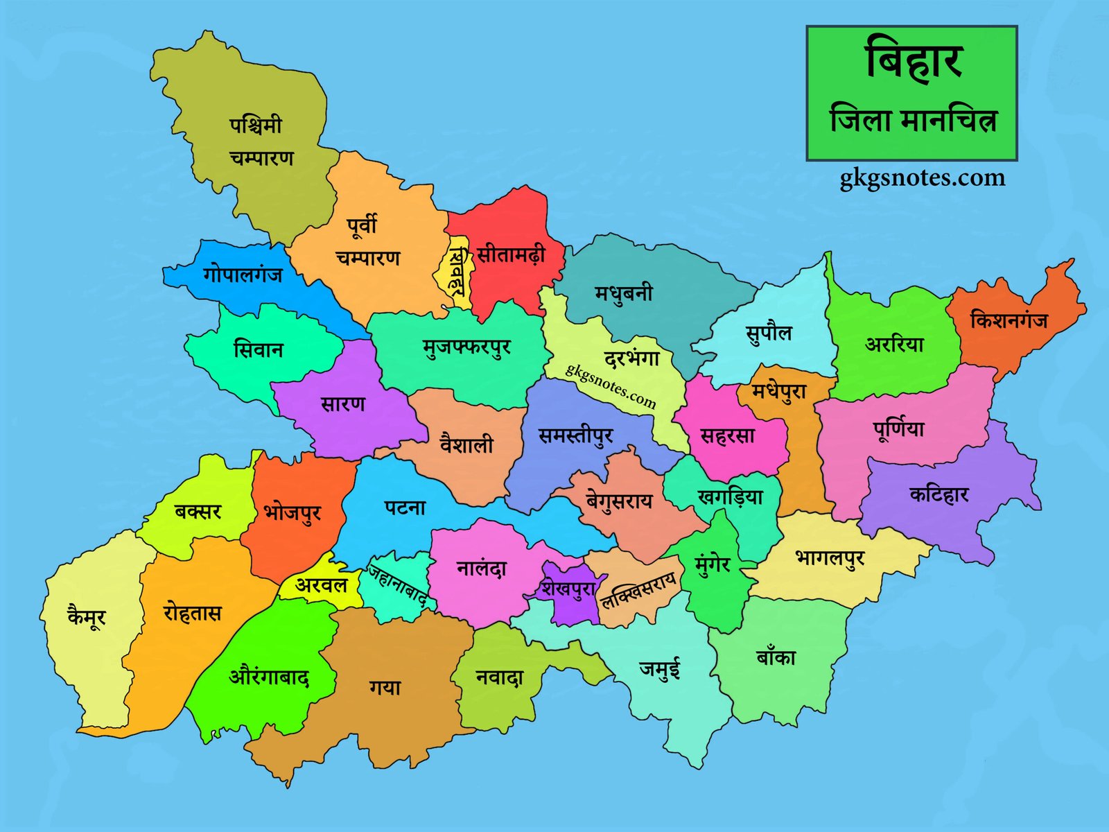 Bihar Map
